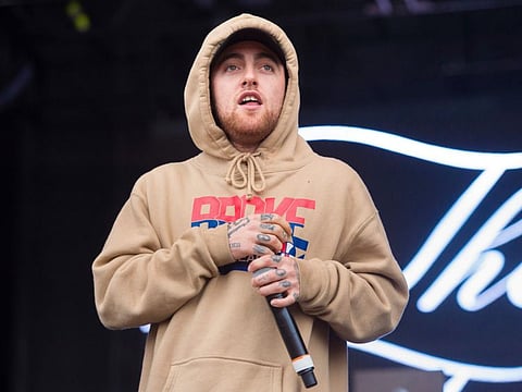Mac Miller performs on October 2, 2016, at The Meadows Music and Arts Festivals at Citi Field in New York.