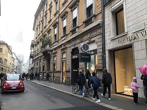 Milan’s Quadrilatero D’Oro, also called Quadrilatero Della Moda, literally meaning the fashion square.