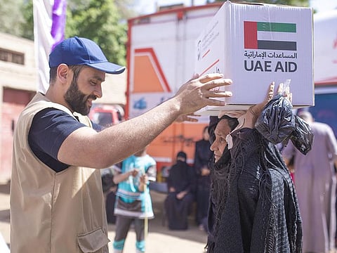 The One Billion Meals initiative, the most extensive campaign of its kind in the region, during its drive to distribute vital food support to the underprivileged and vulnerable in 50 countries.