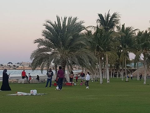 Beaches are very popular with families in Oman.