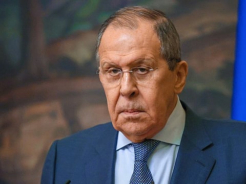 Russian Foreign Minister Sergey Lavrov.