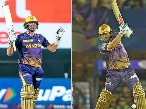 Awesome Aussies: Pat Cummins (left) and Aaron Finch, highly successful captains in different formats, may not always make the KKR playing XI together.