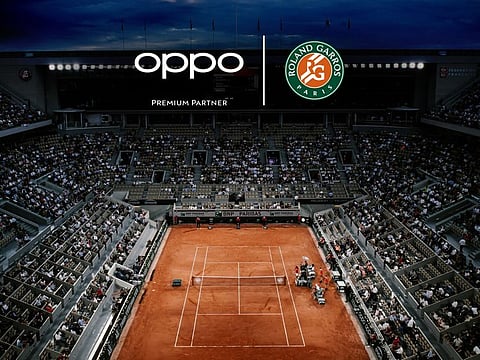 OPPO will benefit from extensive visibility on the Roland-Garros stadium’s show courts.