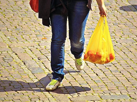 The ban is only on single-use plastic shopping bags
