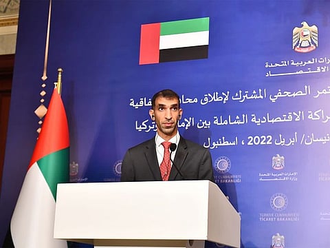 Dr Thani bin Ahmed Al Zeyoudi, UAE Minister of State for Foreign Trade. The UAE aims to complete an unprecedented eight CEPAs this year.