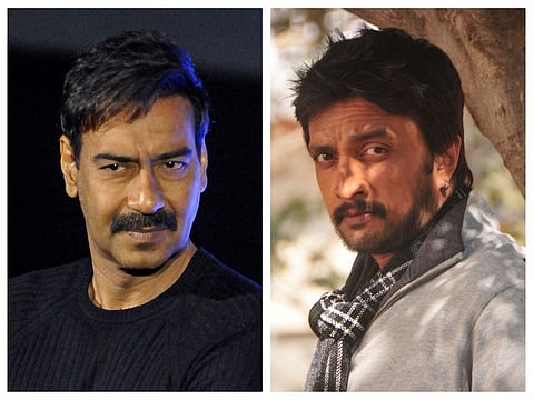 Ajay Devgn and Kichcha Sudeepa