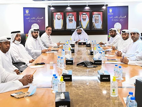 The UAE Pro League held a coordination meeting with representatives of the Abu Dhabi Police at Mohammed bin Zayed Stadium.