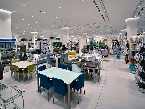 Inside the new Home Box store in City Centre Zahia, Sharjah.