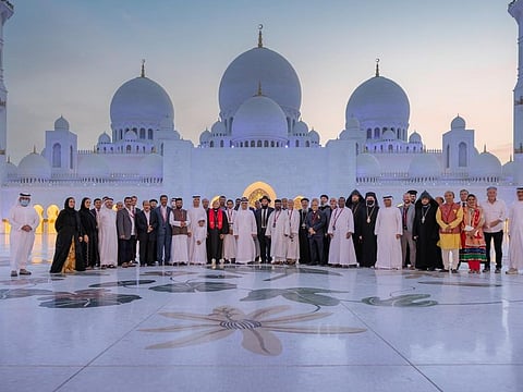 The Department of Community Development (DCD) in Abu Dhabi hosted a Ramadan gathering and an iftar banquet at Sheikh Zayed Grand Mosque for leaders of different religions and sects.