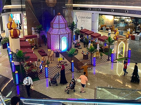 Shoppers at Sahara Centre in Sharjah. Police in Sharjah have advised residents and visitors to observe Eid safely. Picture for illustrative purposes only.