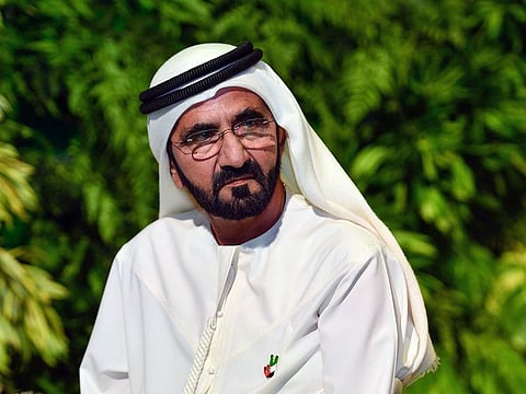 His Highness Sheikh Mohammed bin Rashid Al Maktoum, Vice President and Prime Minister of the UAE and Ruler of Dubai
