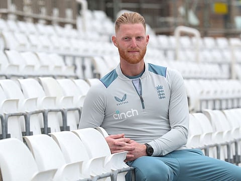 Englands Test captain Ben Stokes at the Riverside cricket stadium in Chest-le-Street on Tuesday.