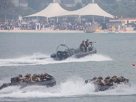 Members of the UAE Armed Forces participate in Union Fortress military exercise.( WAM/Gulf News archives)