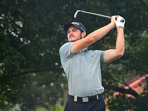 Josh Grenville-Wood, now on the road, hones his skills at the Claude Harmon Academy at The Els Club, Dubai.