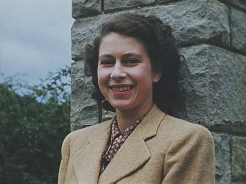 An image taken from the video 'Elizabeth: The Unseen Queen' of 20-year-old Princess Elizabeth on a visit to South Africa in 1947. A new documentary set to be released will reveal unseen footage of Queen Elizabeth II. The BBC has been given broad access to a huge archive of homemade films shot by the Queen, her parents and her husband, the Duke of Edinburgh. The film is being made in conjunction with upcoming celebrations for the Queen's Platinum Jubilee. (The Royal Collection via BBC Studios via AP)
