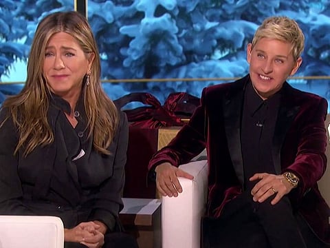 Jennifer Aniston and Ellen DeGeneres