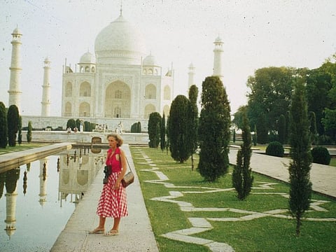 Maye Musk wrote about their family's previous tours to the Taj Mahal.
