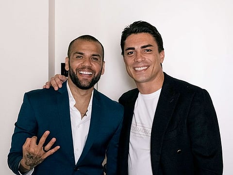 Left-to-Right: Dani Alves and Ciro Arianna, Co-Founder and CEO of ColossalBit and MetaTerrace