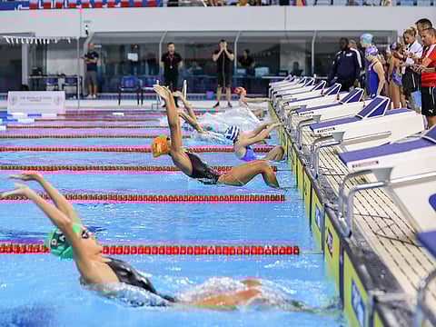 The swimming competition took place on 9th & 10th May 2022 at Hamdan Sports Complex with participation of more than 870 male & female swimmers of different age groups, who competed in 28 swimming challenges.