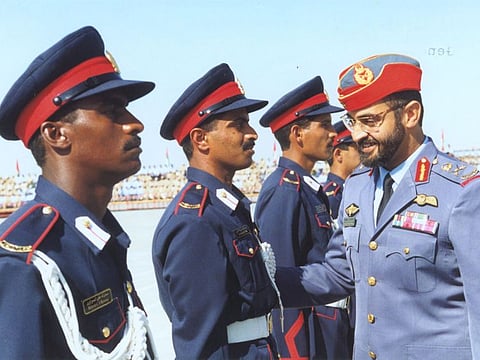 Sheikh Mohamed bin Zayed as Chief-of-Staff of the UAE Armed Forces.