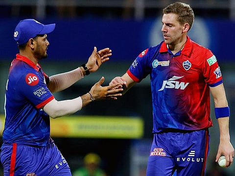 Delhi Capitals Anrich Nortje (right) will have to be on top of his mark in the crucial clash against Punjab.