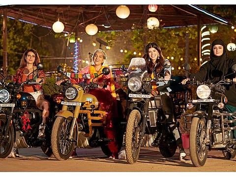 Fatima Sana Shaikh, Ratna Pathak Shah, Sanjana Sanghi and Dia Mirza in 'Dhak Dhak'