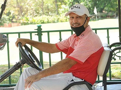 Dubai-based Jeev Milkha Singh, who recently received an invite to his first Senior Major Championship in the US.