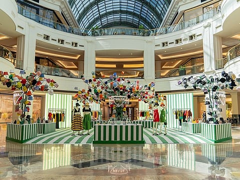 The Prada pop-up is now open at Mall of the Emirates in Dubai.