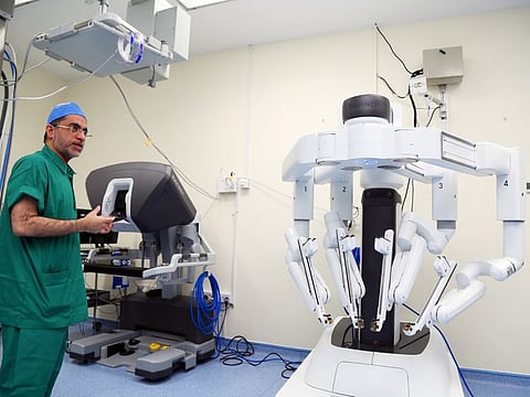 The ‘Da Vinci Xi’ Surgical Robot enables complex surgeries with increased precision and flexibility.