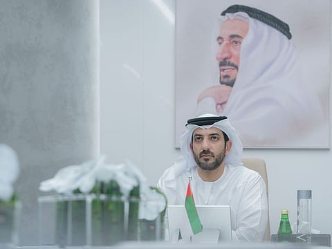 Sheikh Sultan bin Ahmed bin Sultan Al Qasimi reviews the preparations for the 22nd edition of Sir Bu Nair Festival.