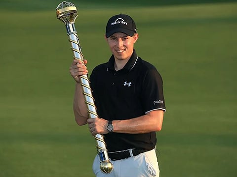 Matt Fitzpatrick (Eng) is a double winner of the DP World Tour Championship at Jumeirah Golf Estates, in both 2016 and 2020.