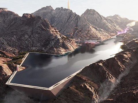 The upcoming Trojena project in Neom.