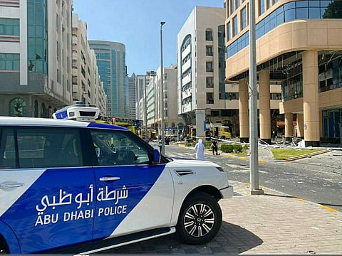 The area in Abu Dhabi still remains cordoned off, with security teams on site, as of this morning.