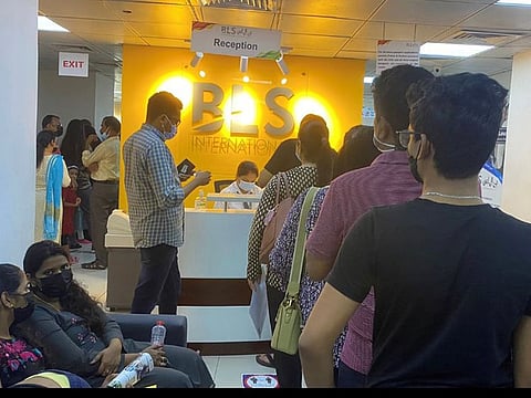 A BLS International Centre, where special passport service camp was held on May 22.