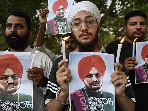 Fans hold a vigil in memory of slain Punjabi singer Sidhu Moosewala