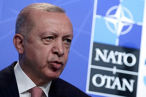 Erdogan reiterated calls for Finland and Sweden to extradite people Ankara suspects of terrorist activity and to support “the anti-terror operations of Nato members.’’