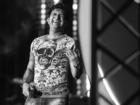 KK during a perfomance in Dubai in 2019