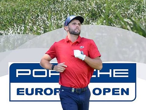 Adri Arnaus in action at this week's Porsche European Open.