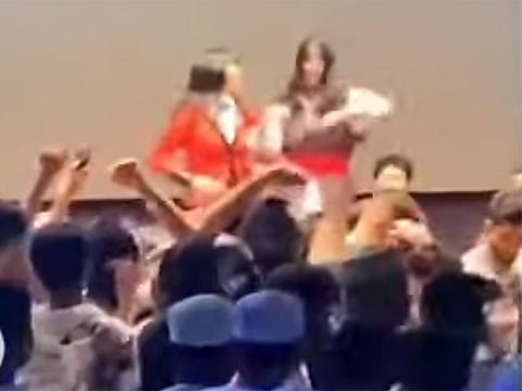 A clip from the video.