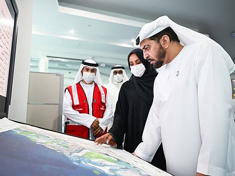 During the visit, Sheikh Hamdan was briefed about several environmental projects and initiatives and the advanced technologies employed by the agency to protect the environment.