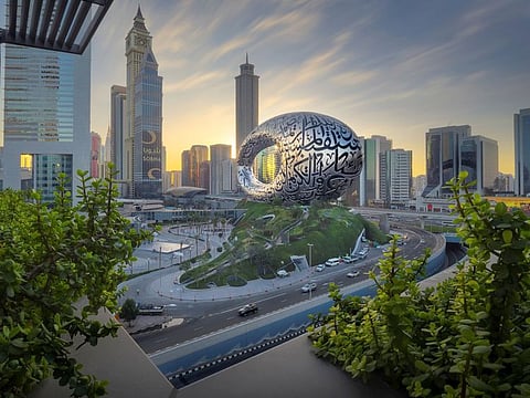 The Museum of the Future in Dubai.