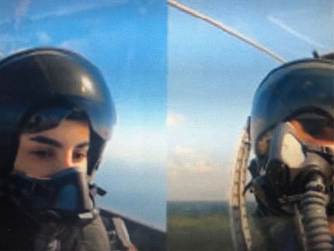 Mohammed Bin Rashid Space Centre has tweeted a video showing Nora Al Matrooshi and Mohammed Al Mulla flying a T-6, a single-engine turboprop aircraft used for pilot training, as part of their training at the NASA Astronaut Candidate Class.