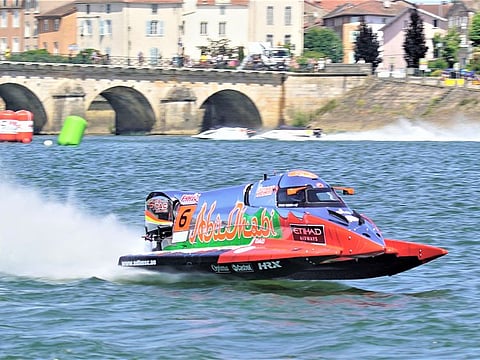 Team Abu Dhabi enjoyed a perfect start to the 2022 UIM F1H2O World Championship today as Shaun Torrente won the Grand Prix of France from team-mate Thani Al Qemzi.