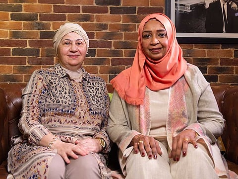 In Episode 3, Nahed Mowaket (left) and Dr Susan Noori discuss why women are more prone to suffer from migraine than men.