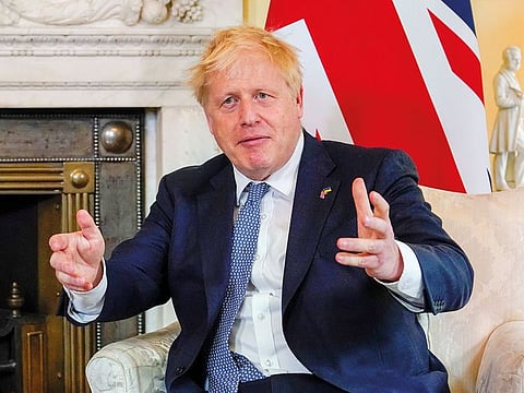 British Prime Minister Boris Johnson