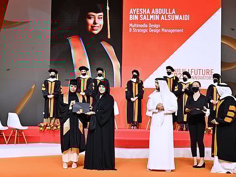 Sheikha Latifa bint Mohammed Bin Rashid Al Maktoum, Chairperson of the Dubai Culture and Arts Authority (Dubai Culture) and member of the Dubai Council, attended the first graduation ceremony of the Dubai Institute of Design and Innovation (DIDI) at Dubai’s Museum of the Future.