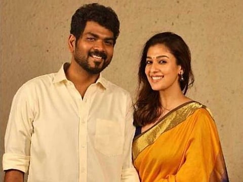 Vignesh Shivan with actress Nayanthara