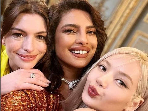 Anne Hathaway, Priyanka Chopra Jonas, Lalisa Manobal, known mononymously as Lisa from Blackpink