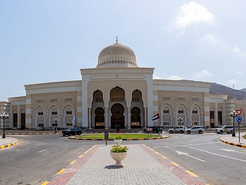 The newly-opened Khorfakkan University.