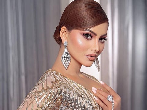 Urvashi Rautela in a Michael Cinco gown at the IIFA Awards Abu Dhabi